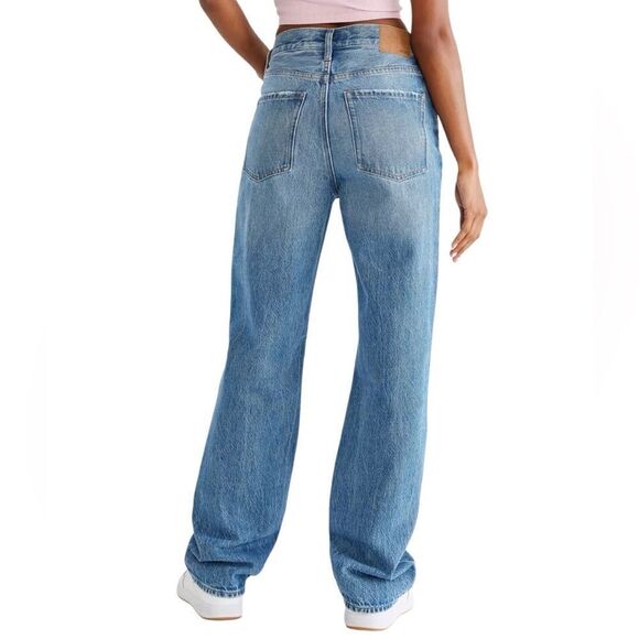 Aeropostale High-Rise 90’s Straight Relaxed Jean Size 4 - Picture 3 of 16